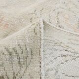 6x8 Cream Brown Floral Vintage Area Rug, 181x261Cm SK 21812