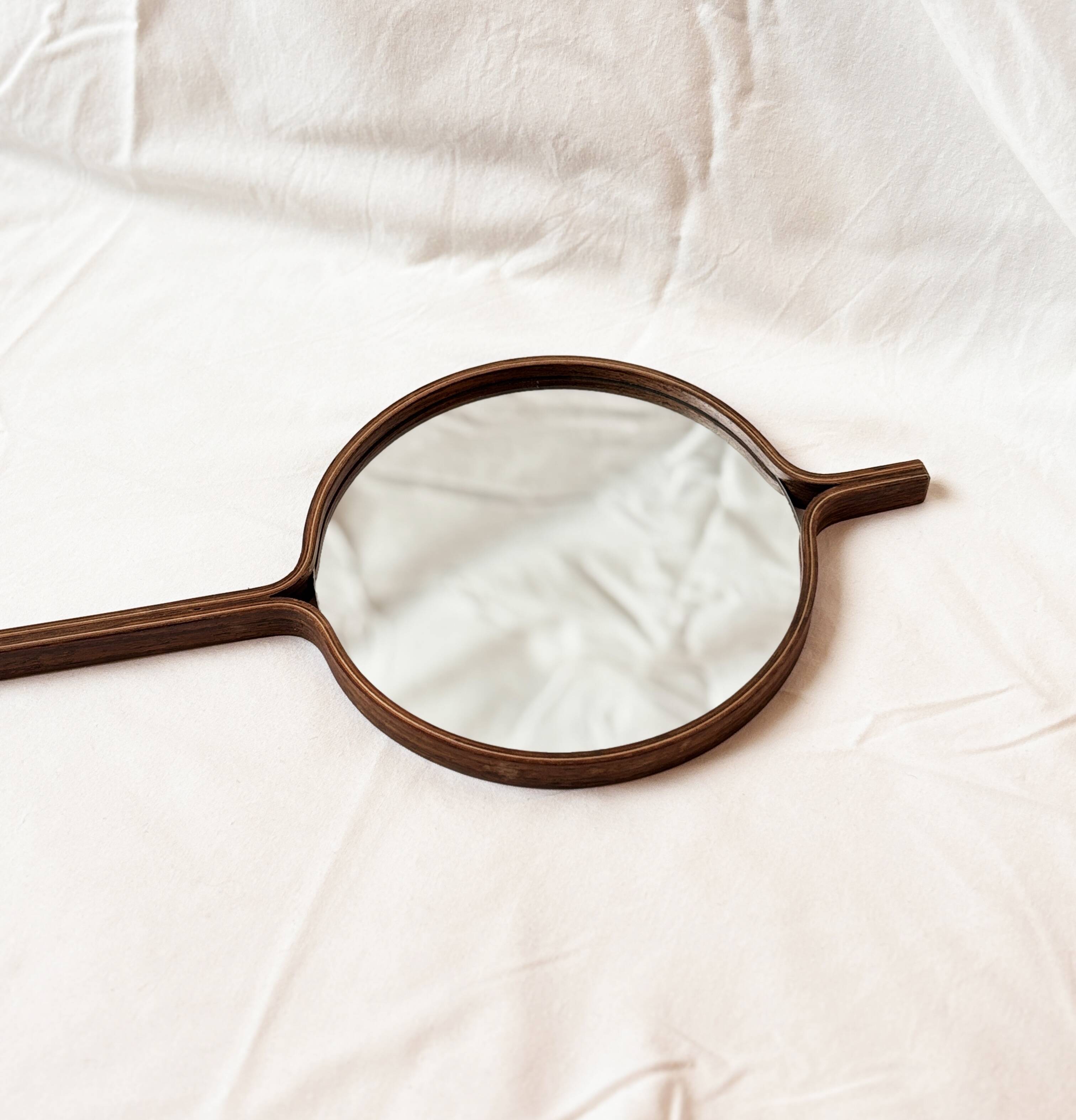 Double-sided Danish mirror, Bech & Starup for Den Permanente