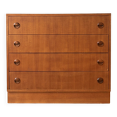 Commode scandinave en bois, années 60