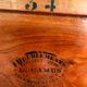 Old wooden bed nineteenth century rocaille style sign camus clermont ferrand