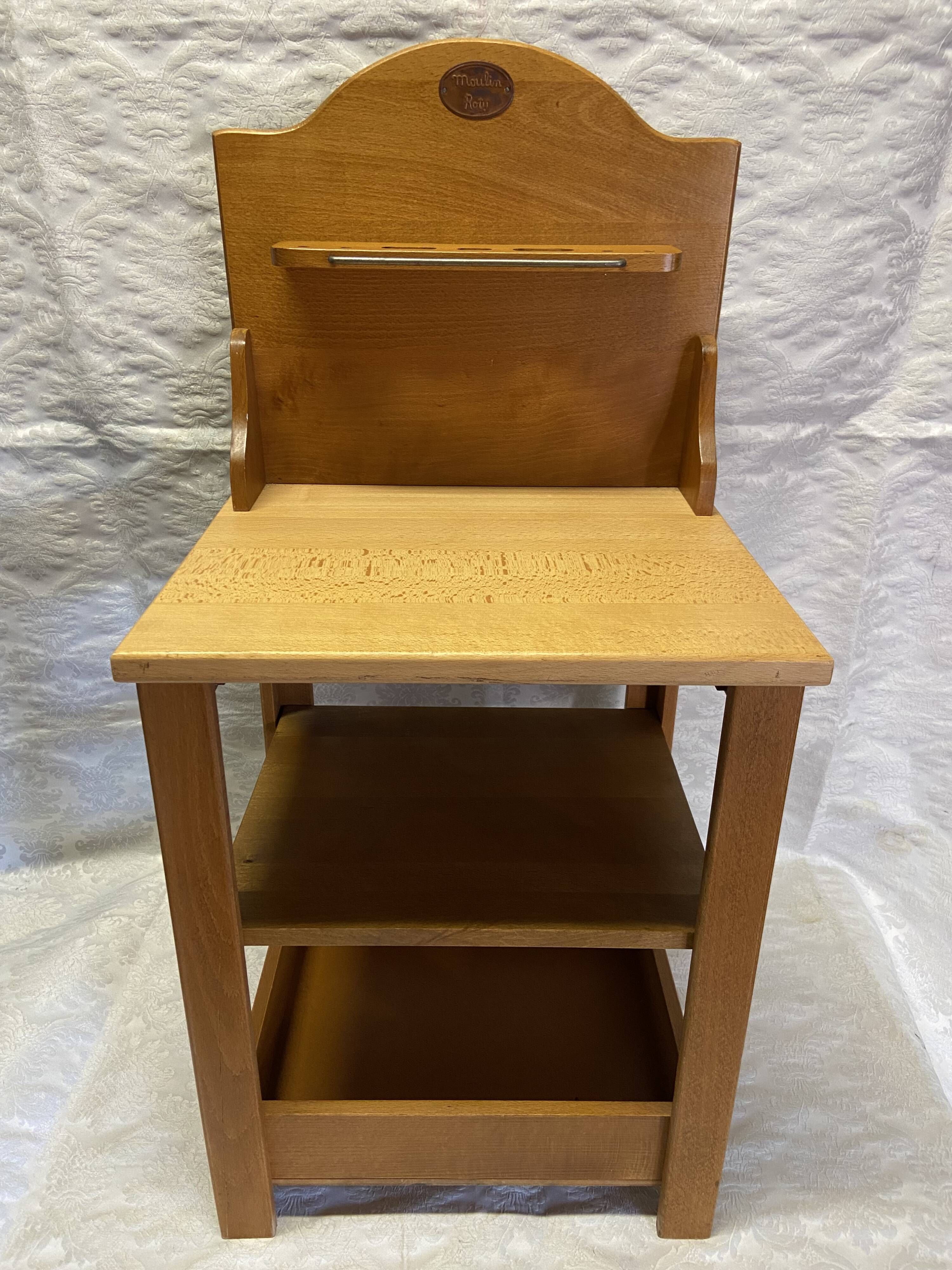 Wooden Toy Furniture Work DIY Workbench MOULIN ROTY Made in France