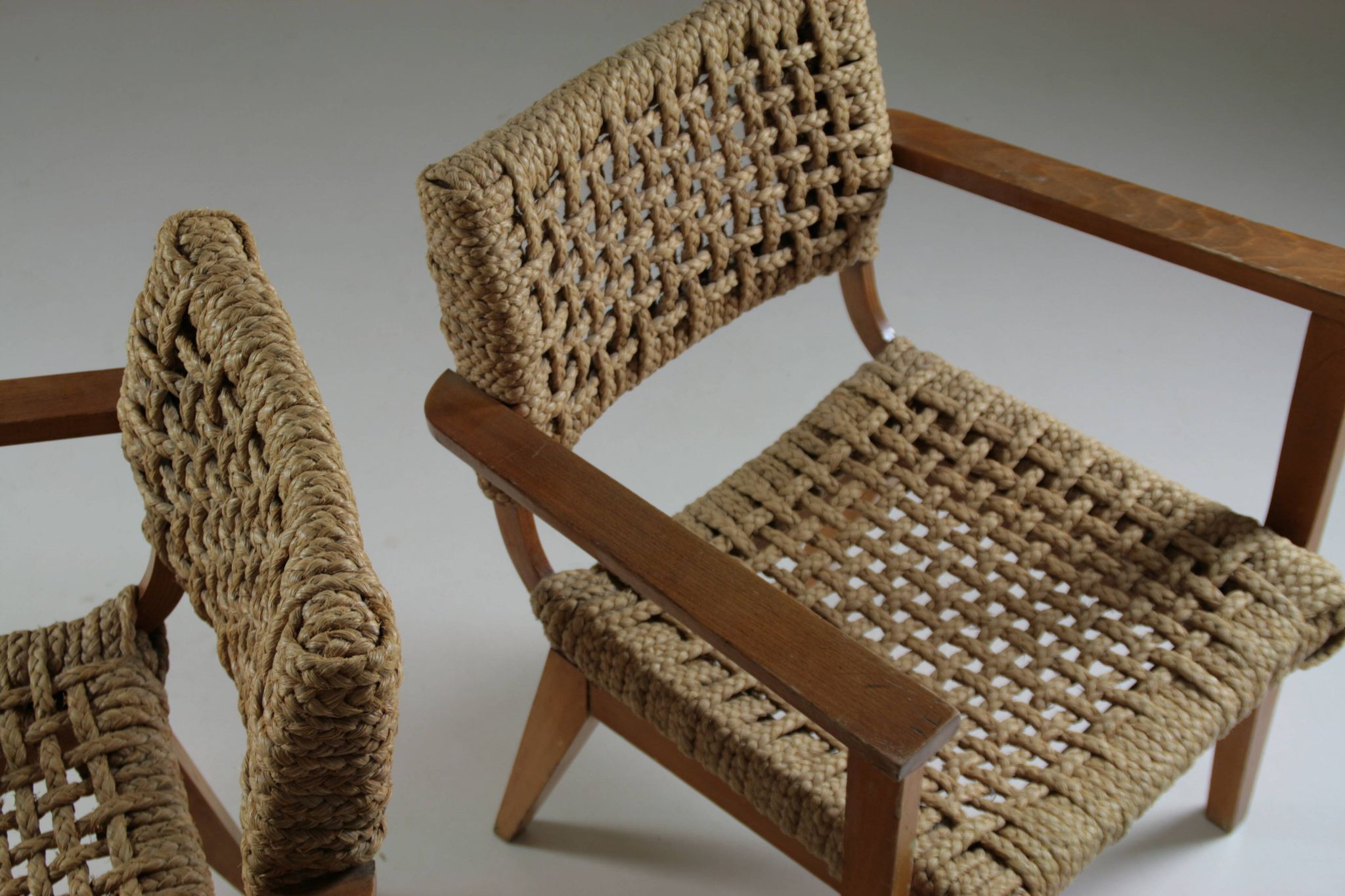 Pair of bridge armchairs Vibo, 1950s France