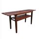 Large slatted bench