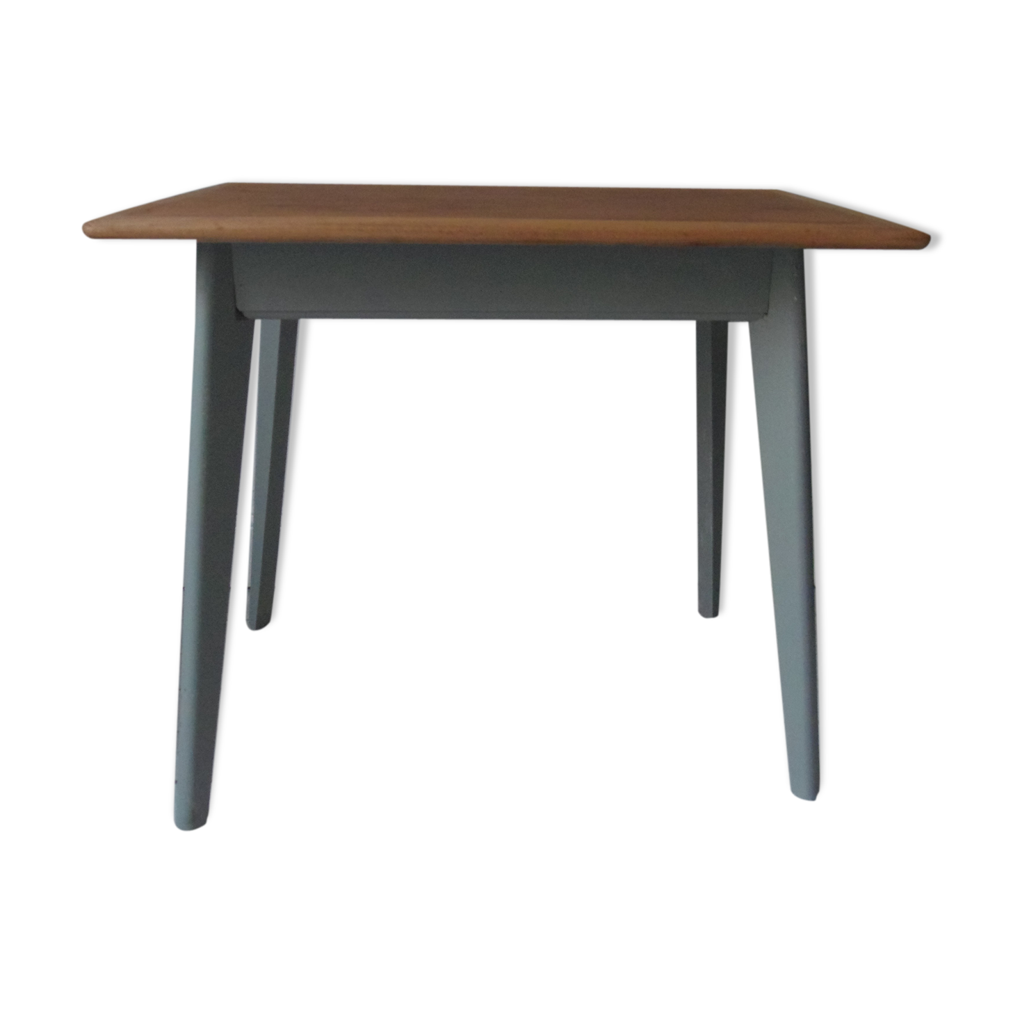 Vintage dessert green of grey , wooden tray