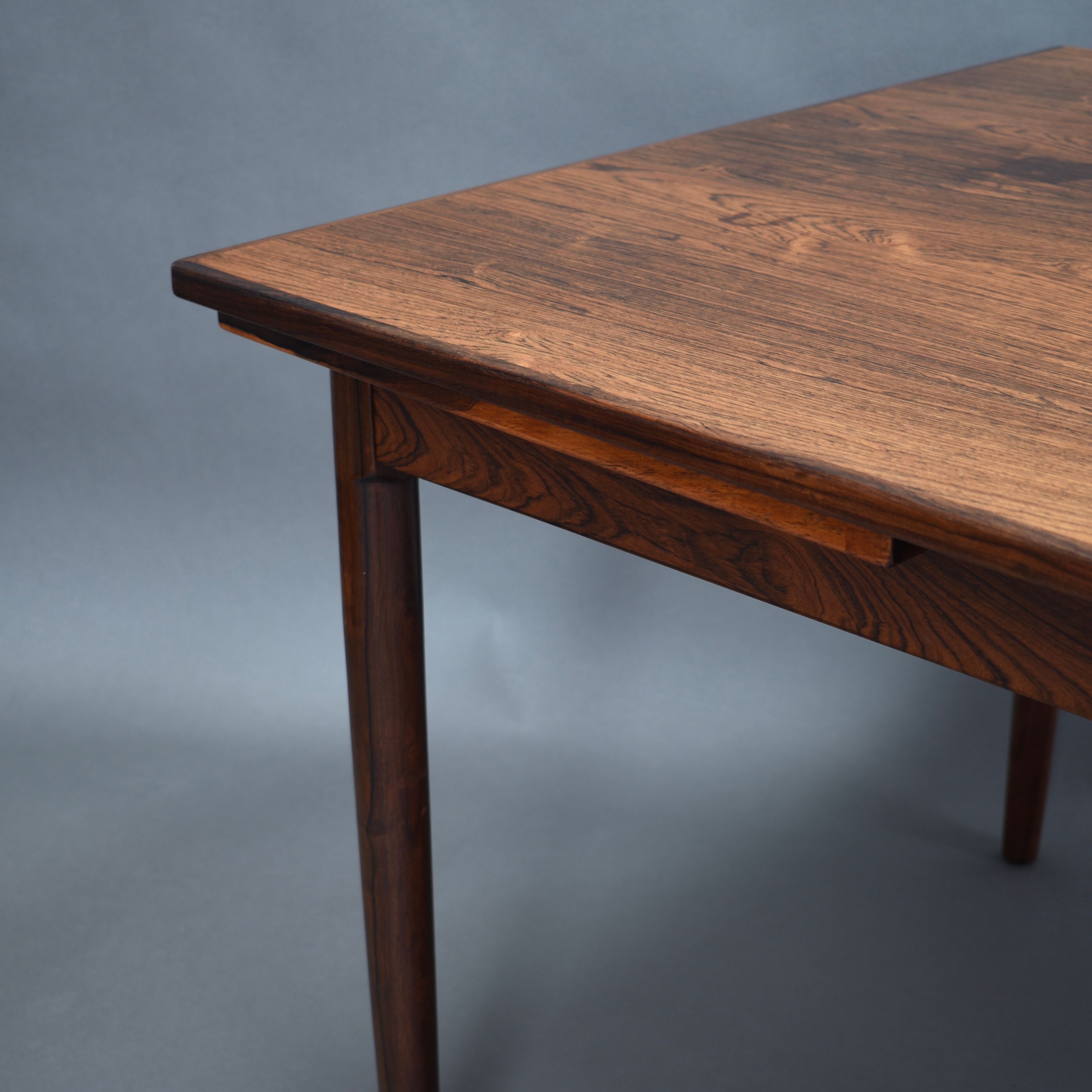 Brazilian rosewood extendable dining table by Niels O. Møller, Denmark – circa 1950
