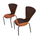 Pair of chairs series 7 by Arne Jacobsen for Fritz Hansen