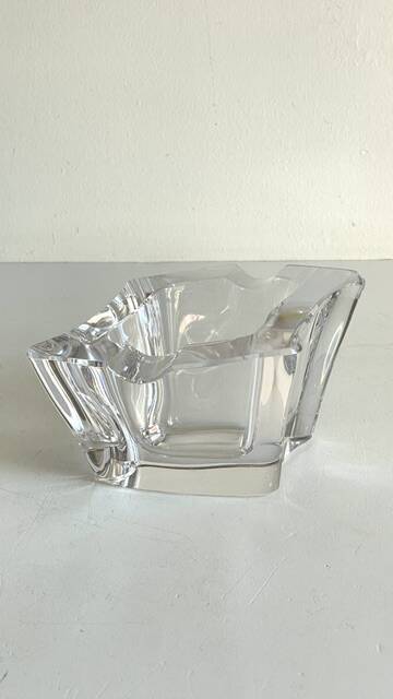 VINTAGE Free-Form Crystal ASHTRAY