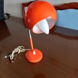 Desk lamp "ball" vintage orange