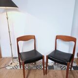 Scandinavian teak chairs from the 60s
