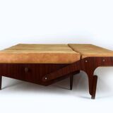 Restored Mid-Century Convertible Sofa from Opp Drevovyroba, 1970s