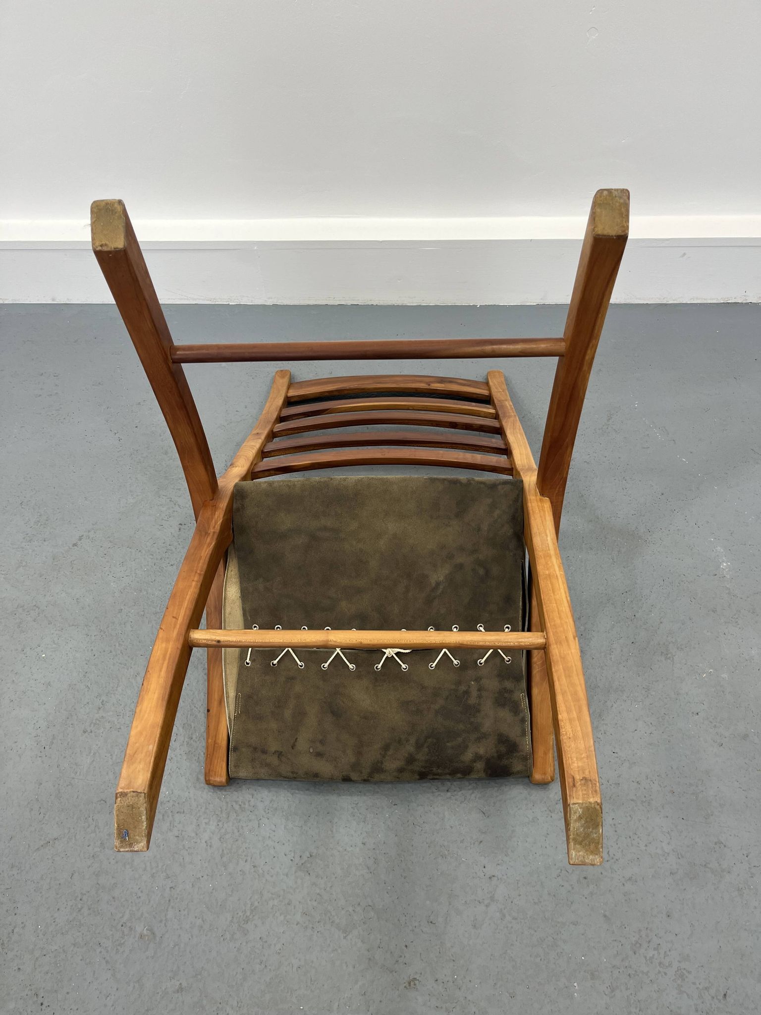 Chaise vintage en cuir, années 1970