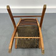 Chaise vintage en cuir, années 1970