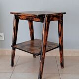 Vintage side table compass legs