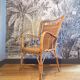 Fauteuil rotin 1930-50