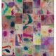 Handmade turkish overdyed 203 cm x 297 cm multicolor patchwork carpet