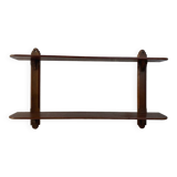 Etagère murale en bois de chêne