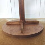 Wooden pedestal table 40s