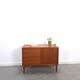 Teak sideboard met 4 lades en houten grepen, Bornhold
