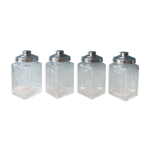 lot de 4 bonbonnières