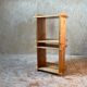 Pair of cubist pine bedside tables
