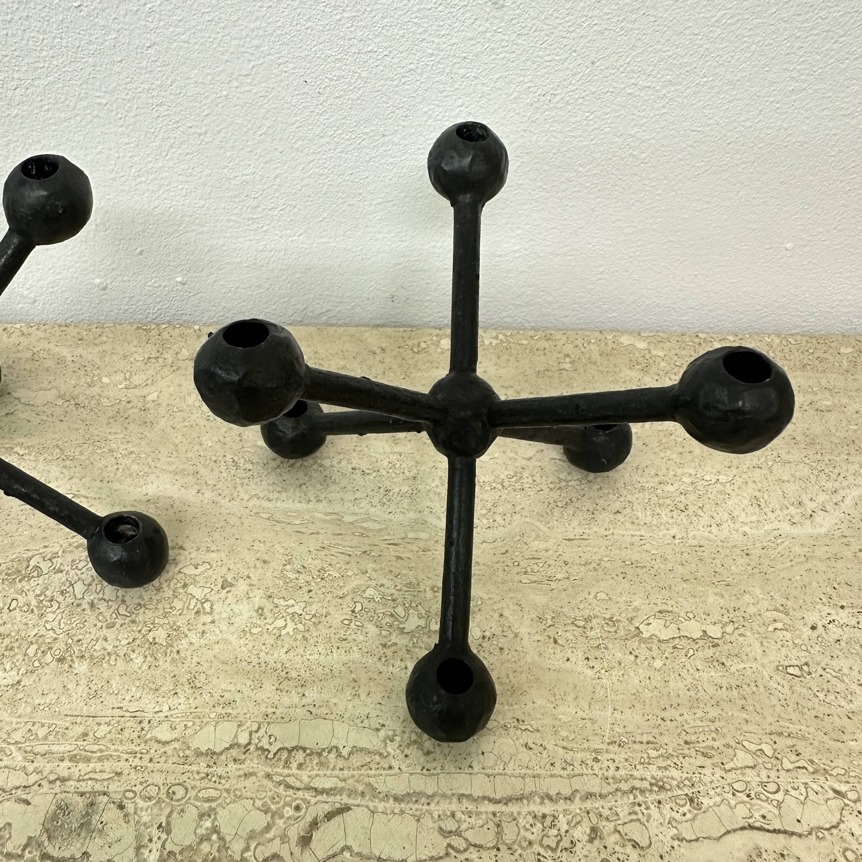 Set  of 2 candle sticks Scandinavian vintage 1960s