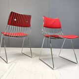 Set of 8 dining chairs by Rudi Verelst for Novalux, 1970s