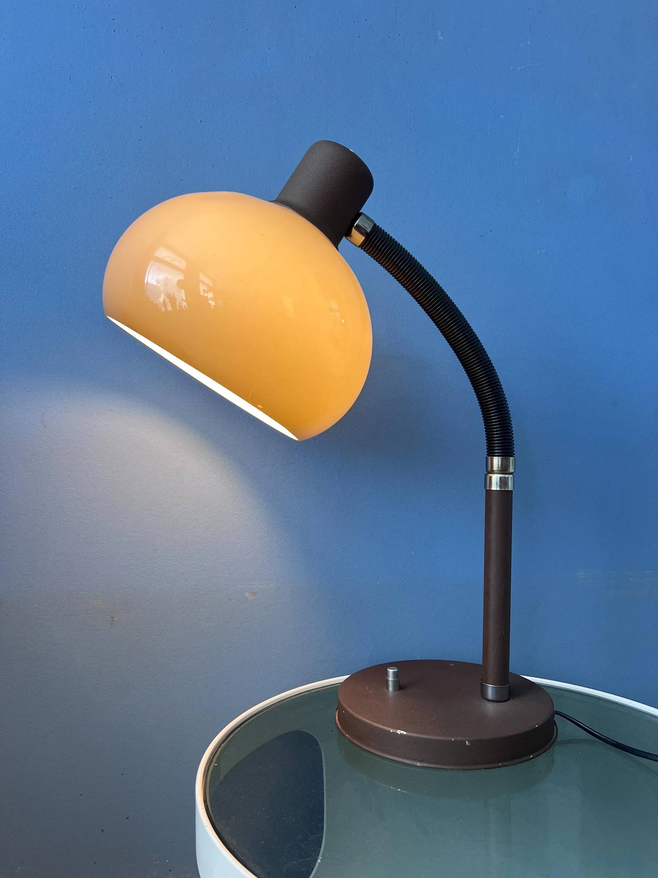 Vintage Herda mushroom table lamp | Mid-century modern bedside lamp | Dutch design