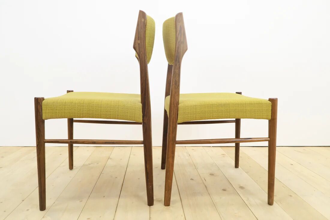 Ensemble de 8 chaises en palissandre, années 1960