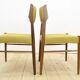 Ensemble de 8 chaises en palissandre, années 1960