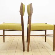 Ensemble de 8 chaises en palissandre, années 1960