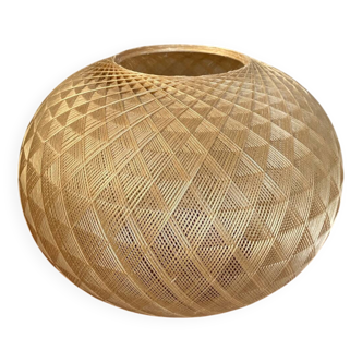 Old Scandinavian Nylon Wire Lampshade Pendant Lamp 70s Vintage
