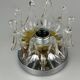 60s 70s wall lamp Wall Sconce made of metal & Murano glass Space Age design