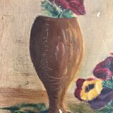 Oil on ancient canvas