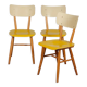 Suite of 3 chairs produced by Ton in the 1960s