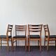 Set de 4 chaises de salle à manger en teck pour Farstrup Møbler, Danemark Années 1960