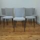 Set of 6 chairs attributed to Colette Gueden (1905-2000) reupholstered