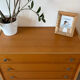 Vintage oak commode from the 1960s.