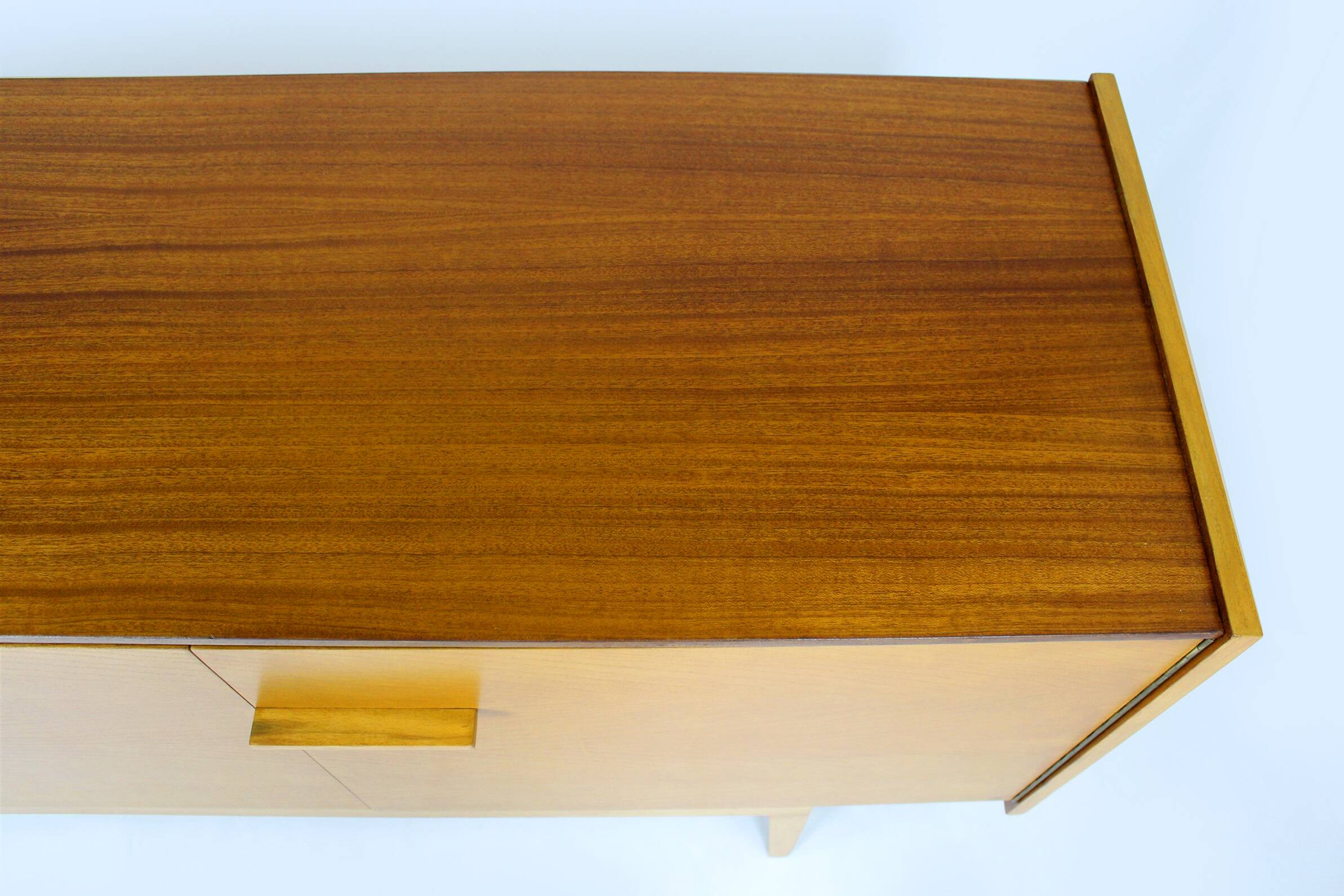 Restored Mid-Century Modern Sideboard in Mahogany and Ash. 1960s