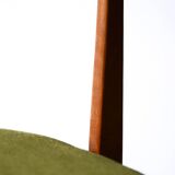 Danish teak wood chair reupholstered