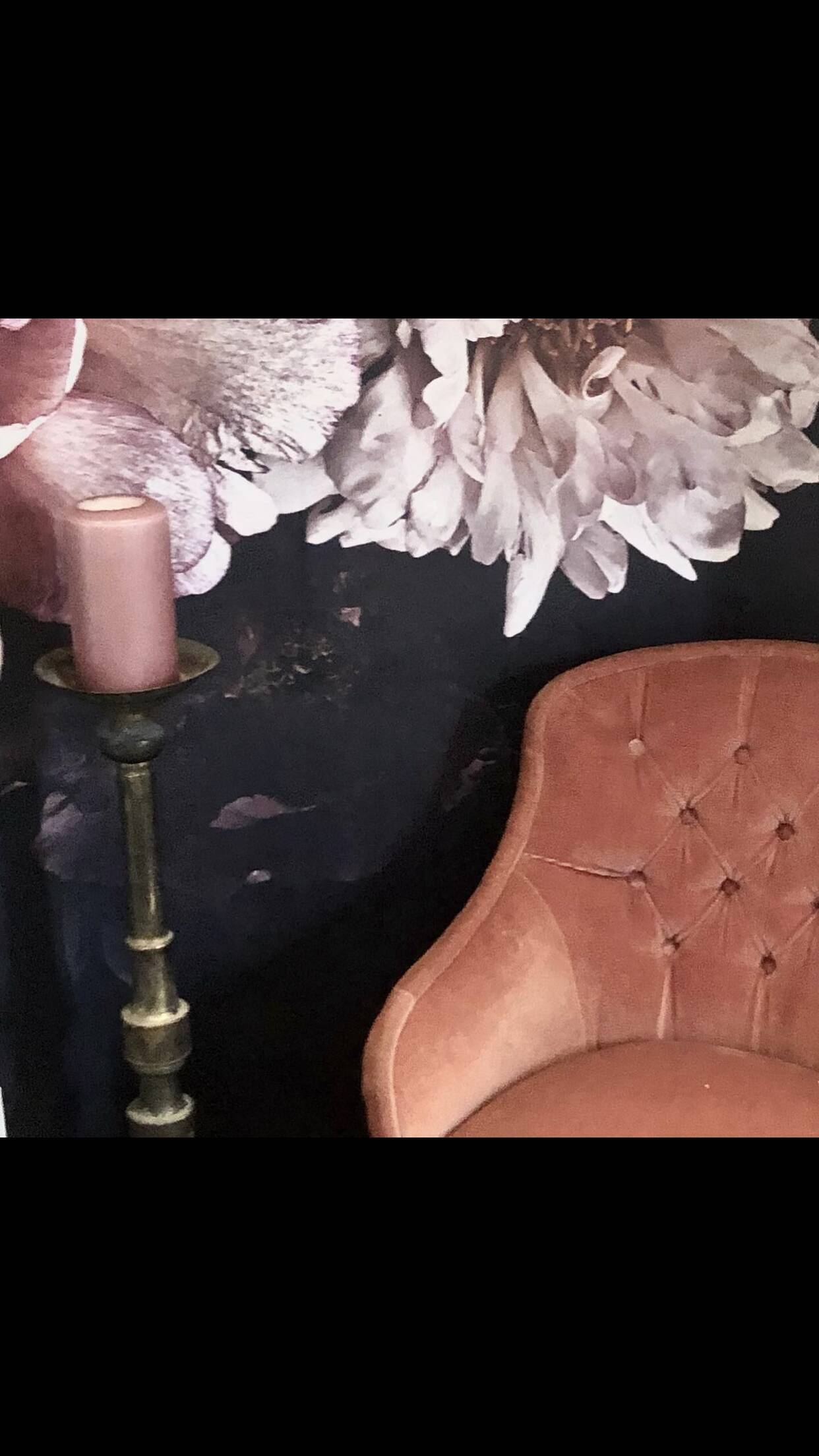 Fauteuil crapaud velours rose