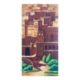 Painting HST Rachid Bouskri artist from Tinjdad (Morocco) Orientalist