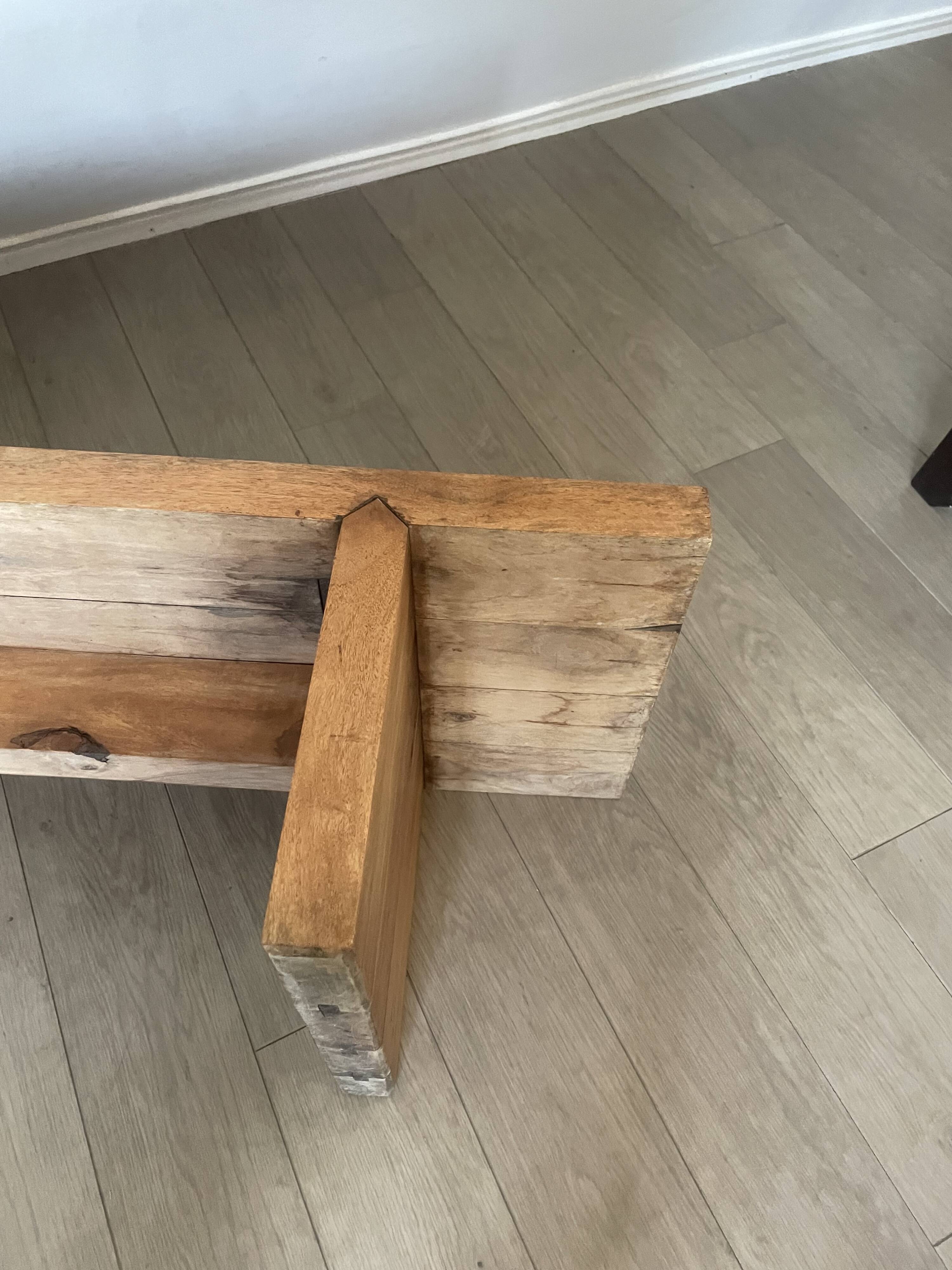 Coffee table in the style of Pierre Chapo.