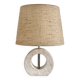 Mid-Century Modern Travertine Table Lamp by CE.VA. Studio, Italy, 1970s