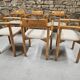 Lot of 6 Rainer Daumiller armchairs