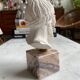 Buste de Zeus en plâtre et marbre