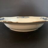 Hollow porcelain plate "Bleu Blanc" from the blue family, 18th century