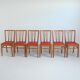 Suite de 6 chaises 1960 Bistrot vintage