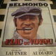 Old cinema poster "cop or thug" with belmondo