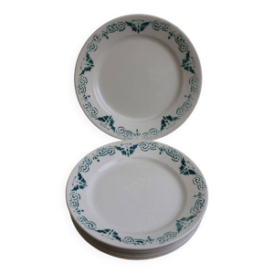 lot de 8 assiettes en