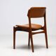 Set of 6 Danish rosewood dining chairs Model No 49 by Erik Buch
